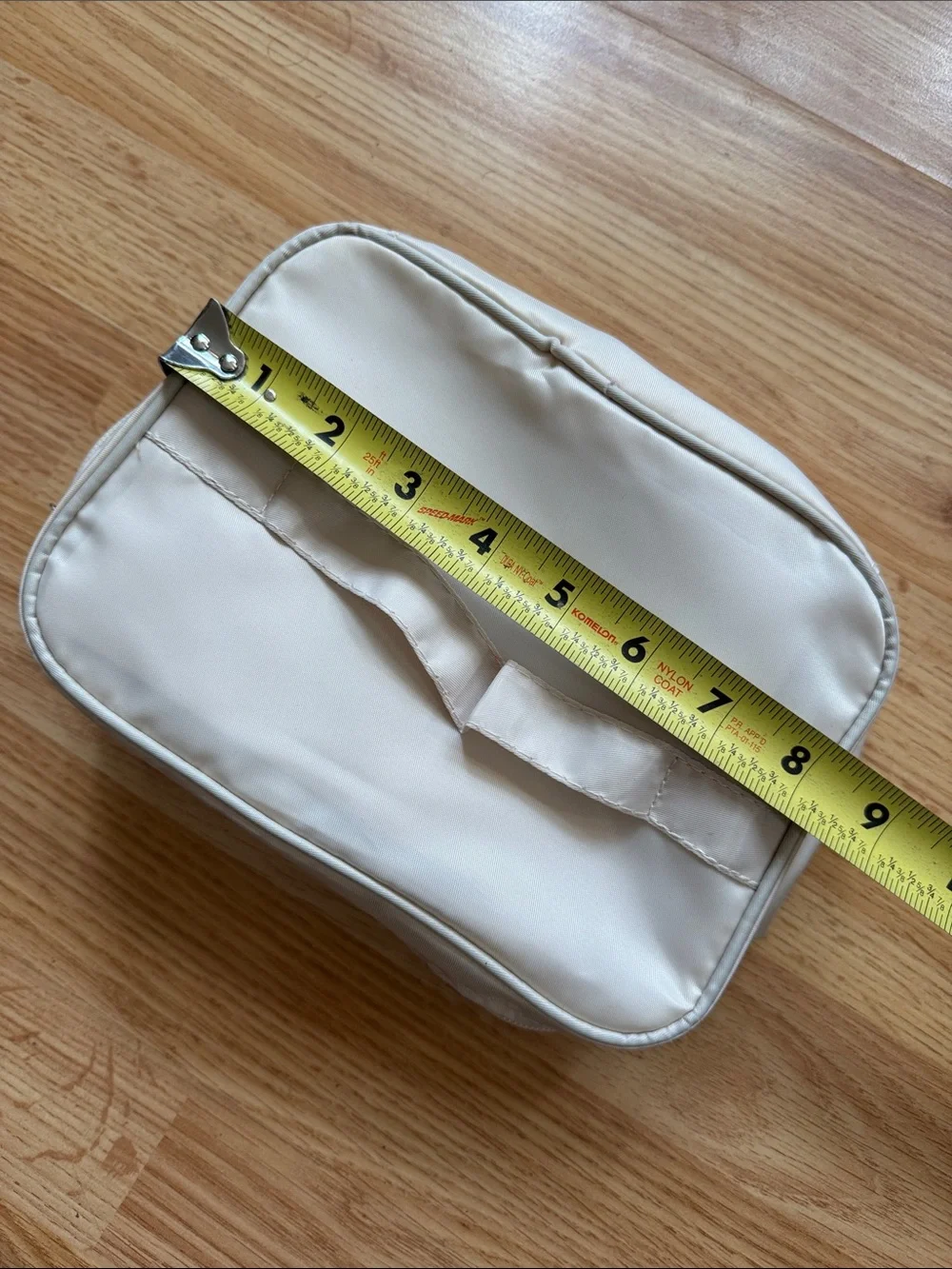 Cream Cosmetic Case